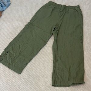 Old Navy Women's Olive Green Pants
